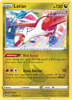 Latias (Play Pokemon Stamp)