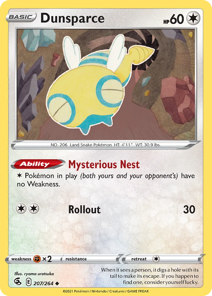 Dunsparce (Play Pokemon Stamp)