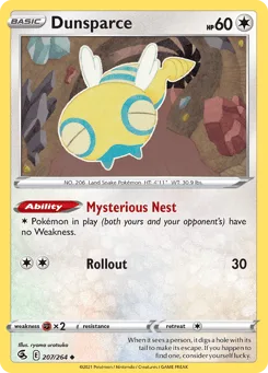 Dunsparce (Play Pokemon Stamp)