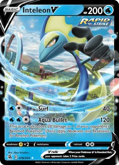 Inteleon V (Play Pokemon Stamp)