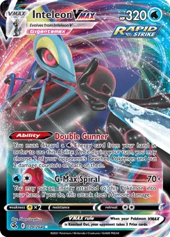 Inteleon VMAX (Play Pokemon Stamp)
