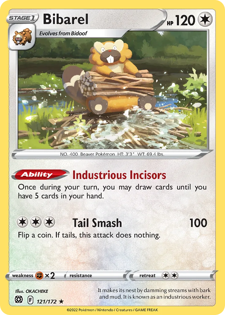 Bibarel (Play Pokemon Stamp)