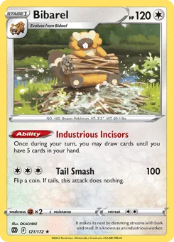 Bibarel (Play Pokemon Stamp)