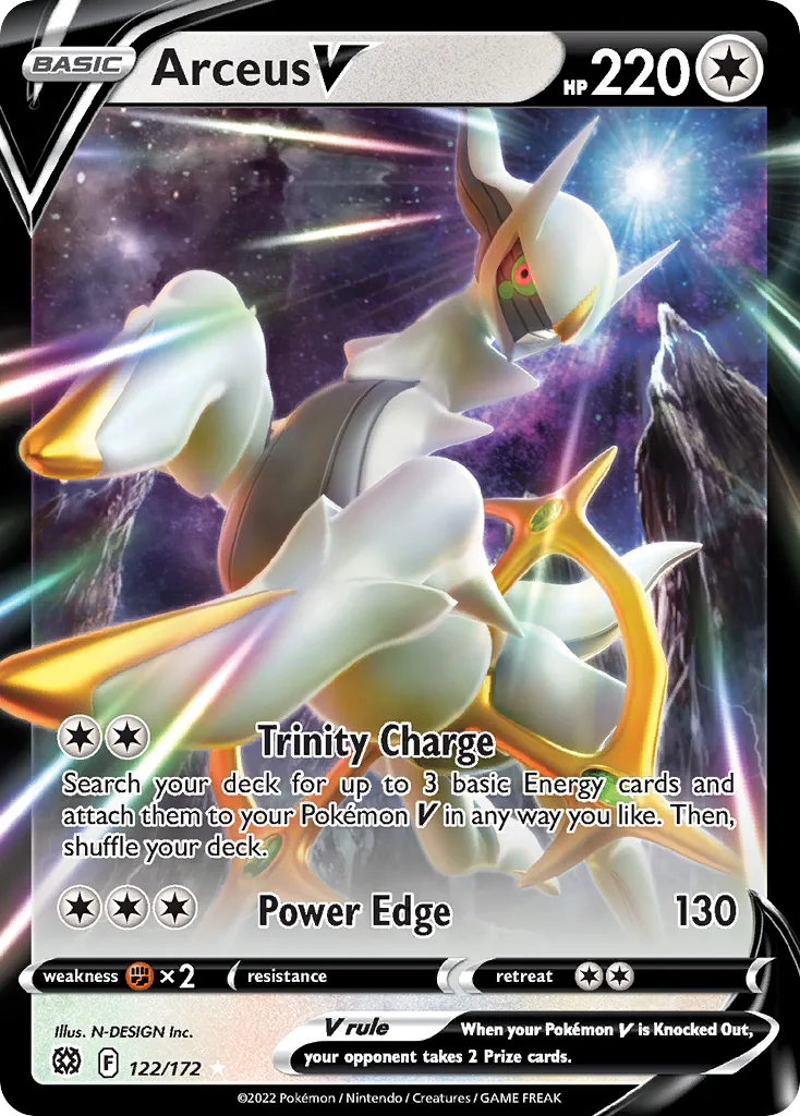 Arceus V (Play Pokemon Stamp)