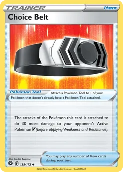 Choice Belt (Play Pokemon Stamp)