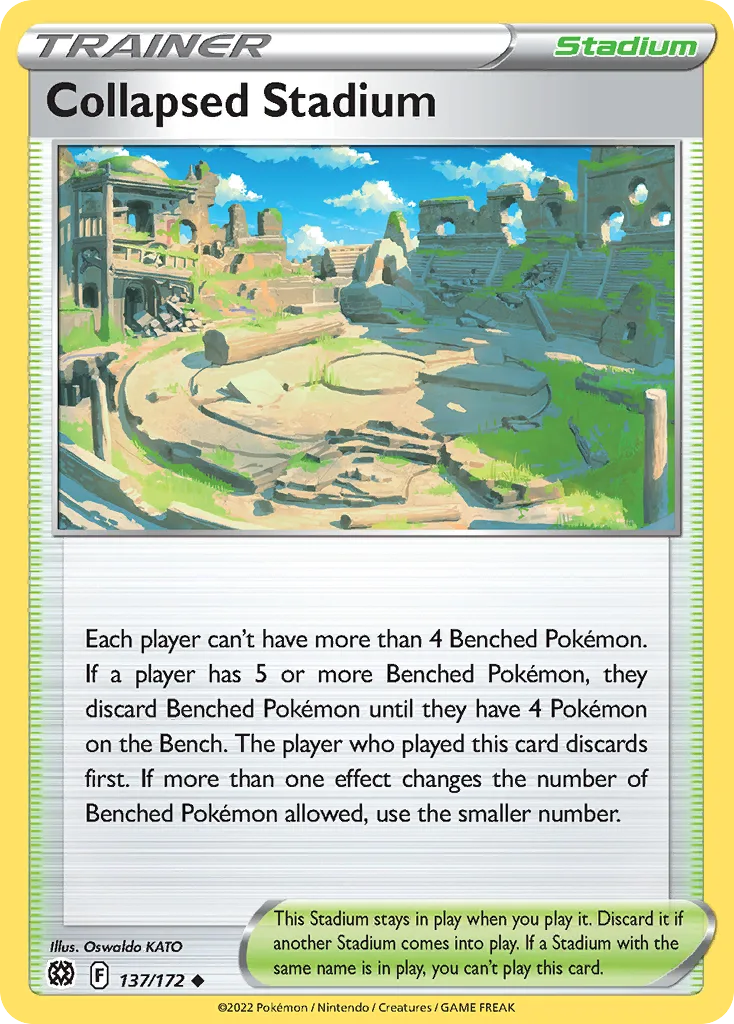 Collapsed Stadium (Play Pokemon Stamp)