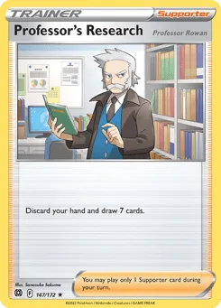 Professor's Research (Play Pokemon Stamp)