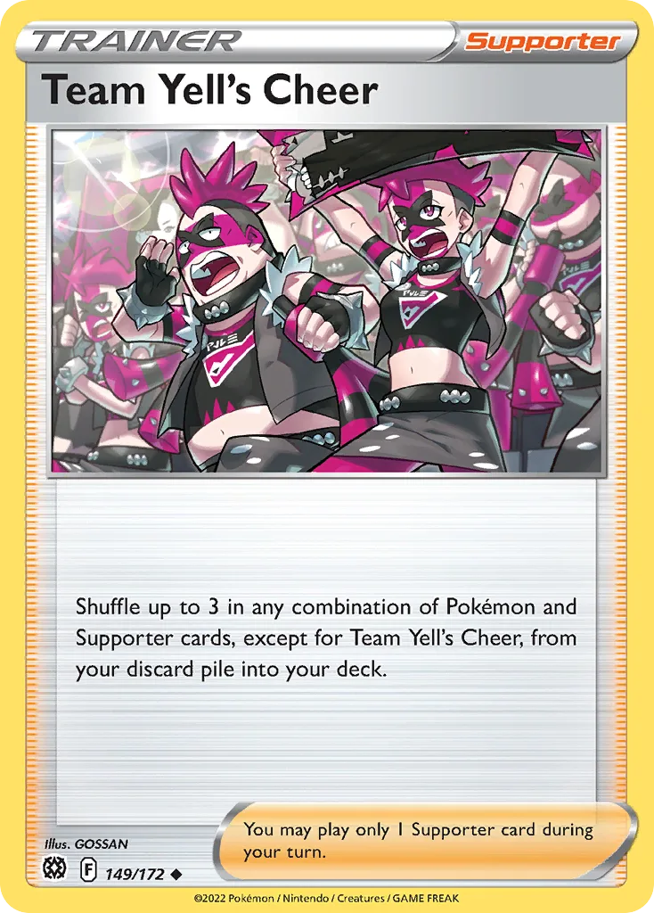 Team Yell's Cheer (Play Pokemon Stamp)