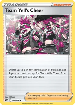 Team Yell's Cheer (Play Pokemon Stamp)