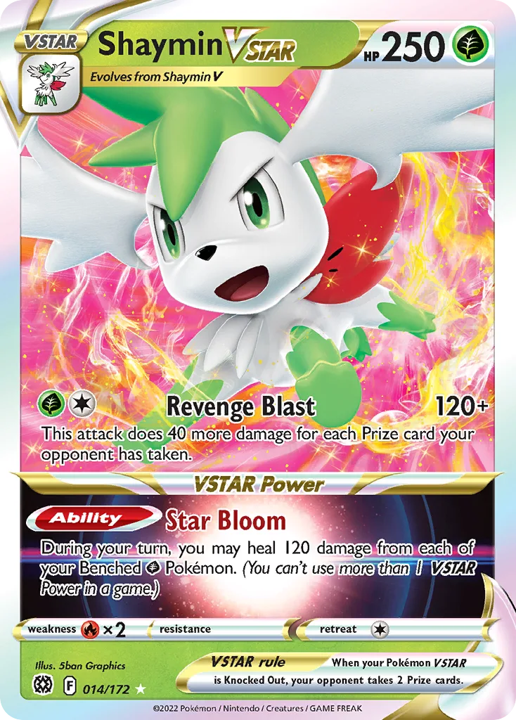 Shaymin VSTAR (Play Pokemon Stamp)