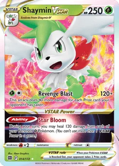 Shaymin VSTAR (Play Pokemon Stamp)