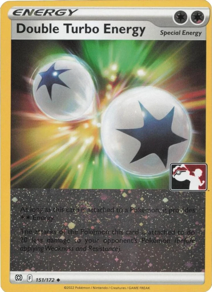 Double Turbo Energy (Play Pokemon Stamp, Cosmos Holo)