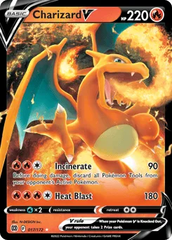 Charizard V (Play Pokemon Stamp)