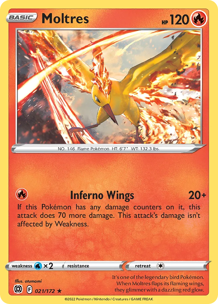 Moltres (Play Pokemon Stamp)