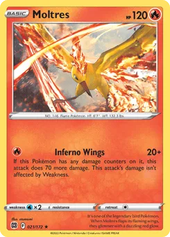 Moltres (Play Pokemon Stamp)