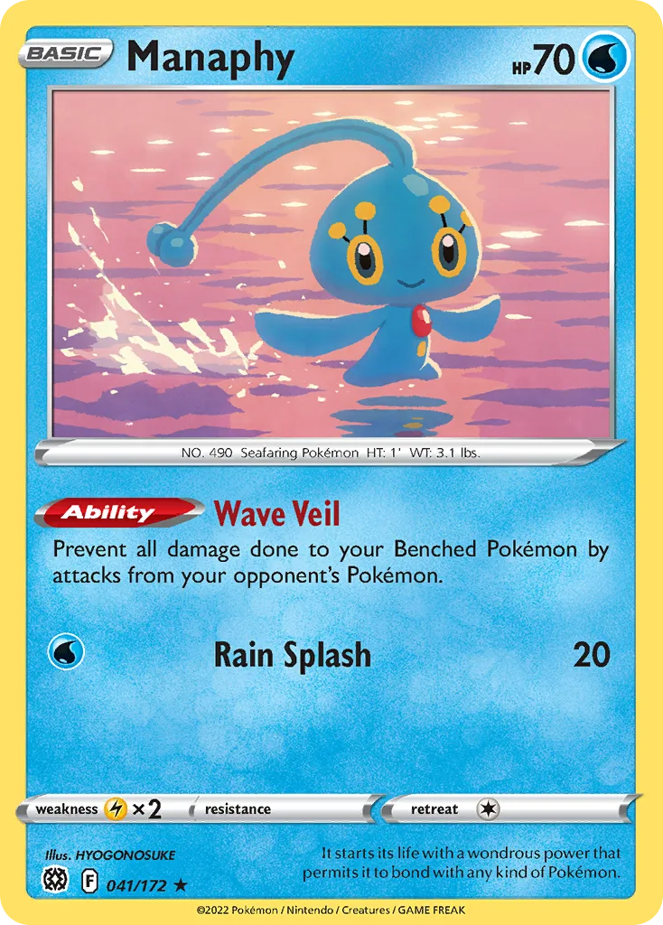 Manaphy (Play Pokemon Stamp)