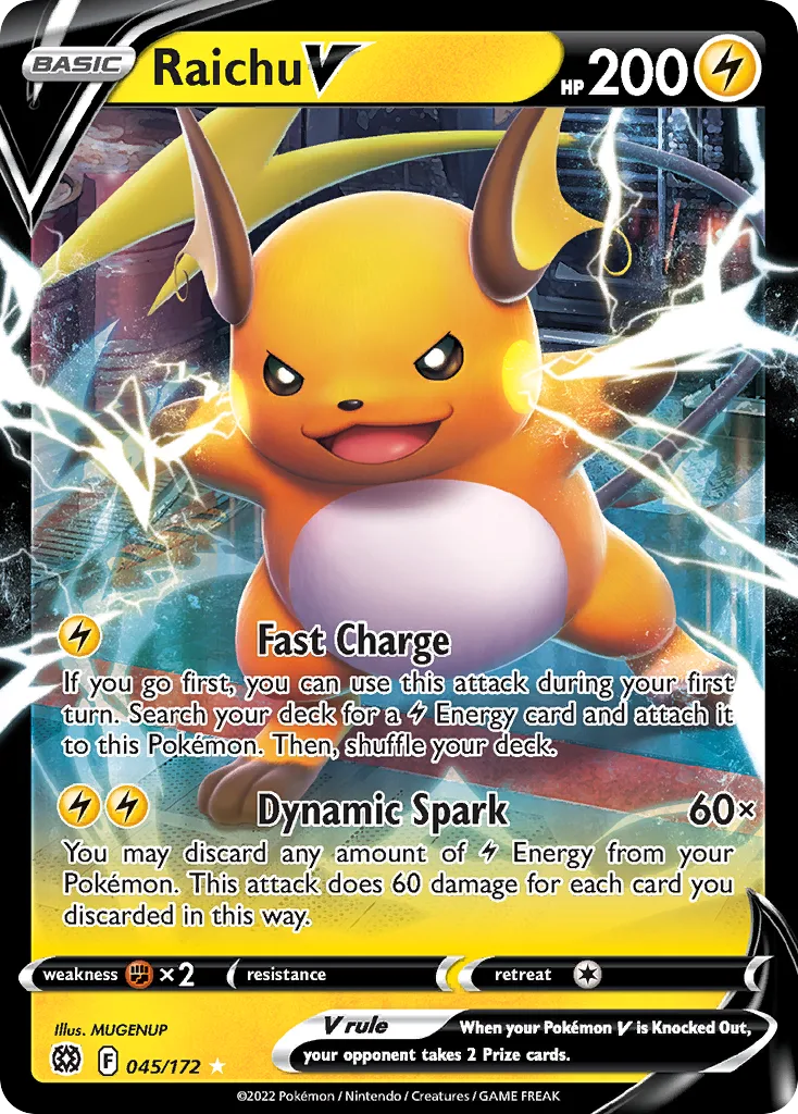 Raichu V (Play Pokemon Stamp)
