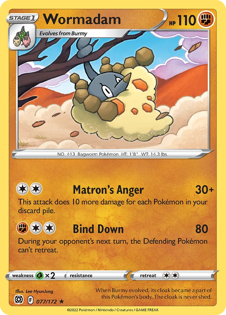 Wormadam (Play Pokemon Stamp)