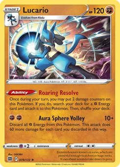Lucario (Play Pokemon Stamp)