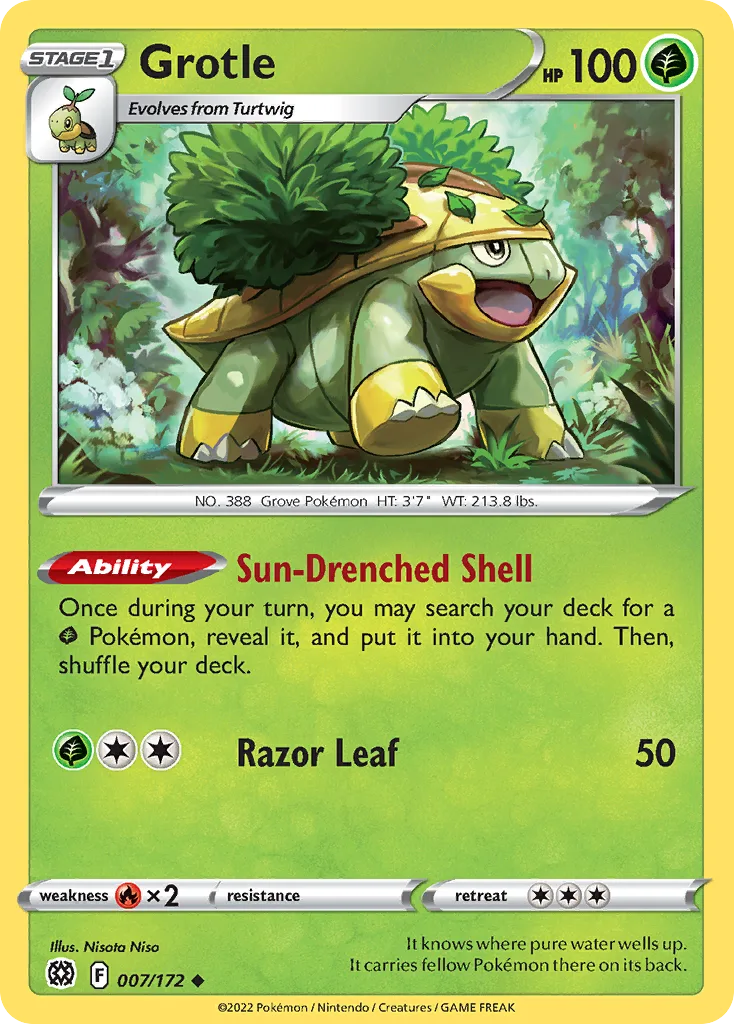 Grotle (Play Pokemon Stamp)