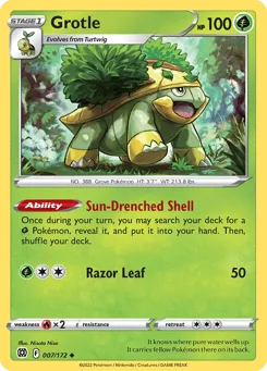 Grotle (Play Pokemon Stamp)