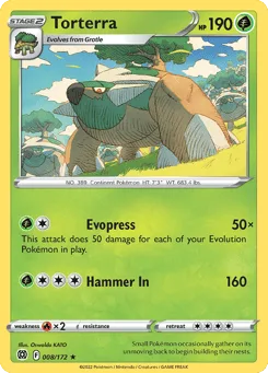 Torterra (Play Pokemon Stamp)