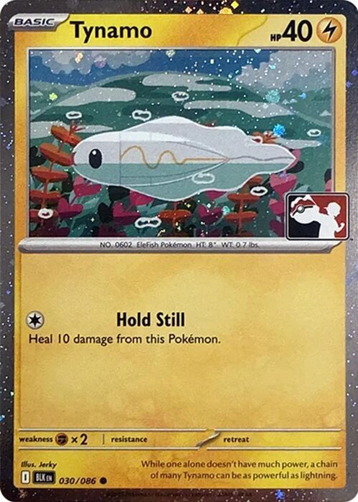 Tynamo (Play Pokemon Stamp, Cosmos Holo)