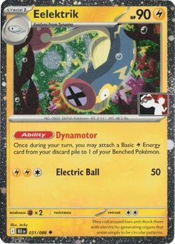 Eelektrik (Play Pokemon Stamp, Cosmos Holo)