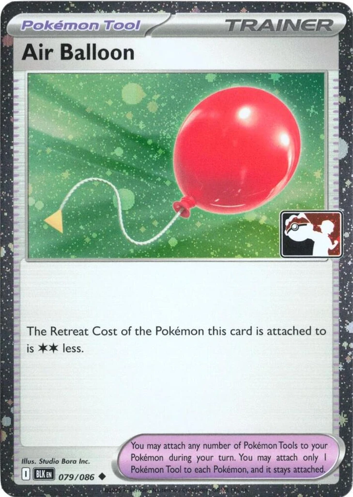 Air Balloon (Play Pokemon Stamp, Cosmos Holo)