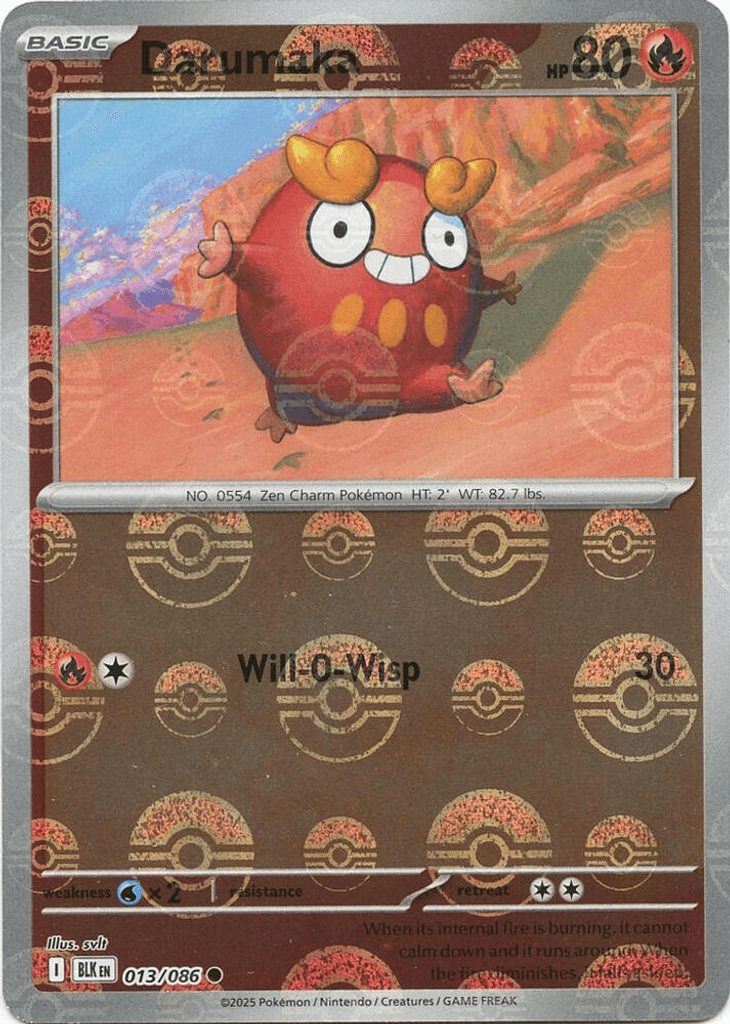 Darumaka  (Poke Ball) 