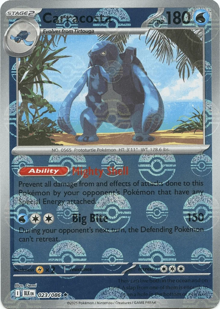 Carracosta  (Master Ball)