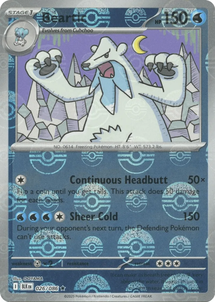 Beartic  (Master Ball)