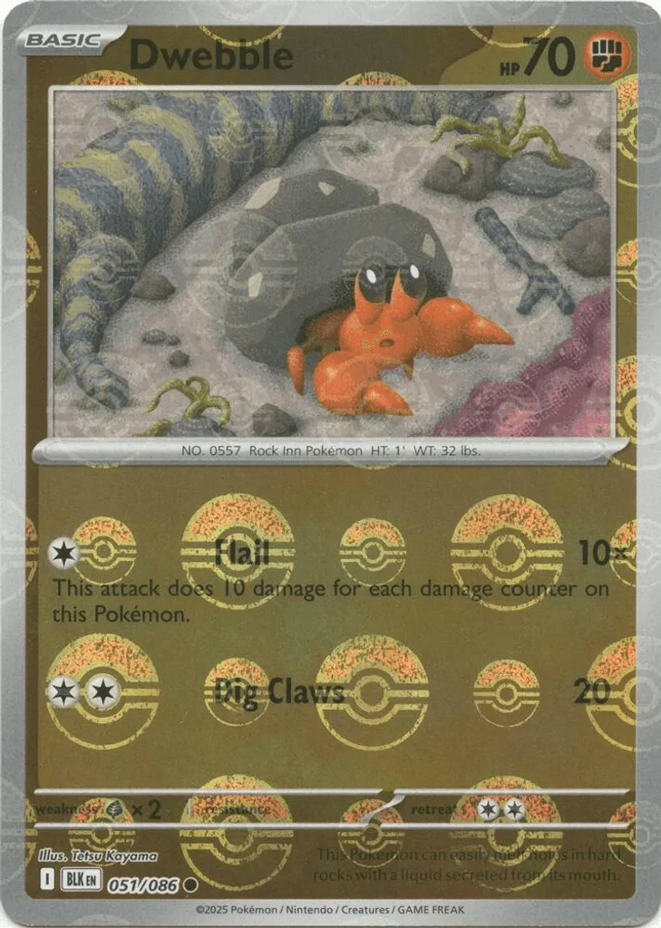 Dwebble  (Master Ball)