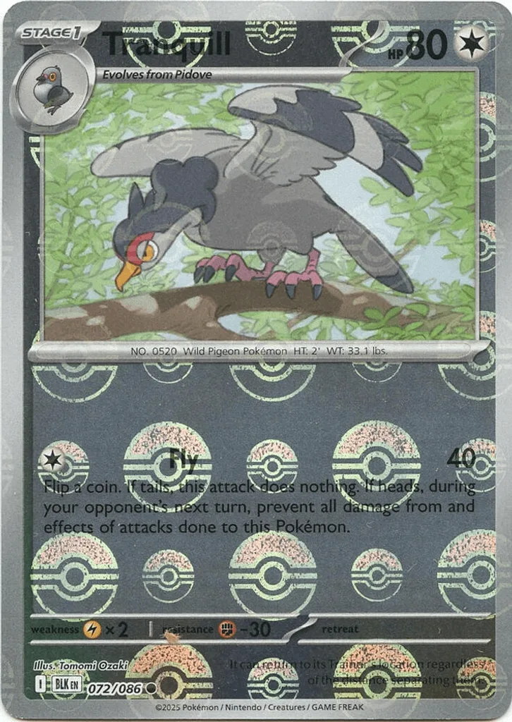 Tranquill  (Poke Ball) 