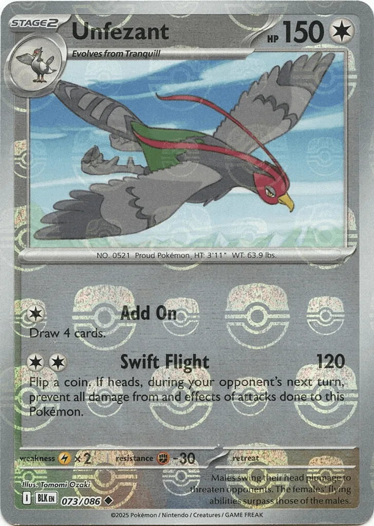 Unfezant  (Master Ball)