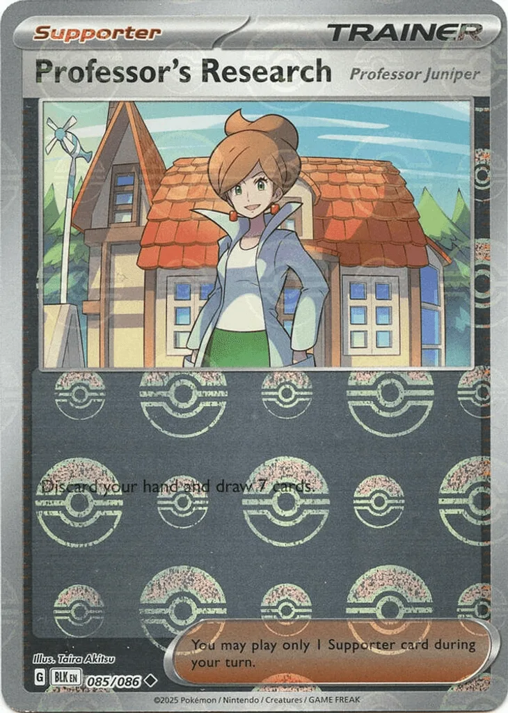 Professor's Research [Professor Juniper]  (Poke Ball) 