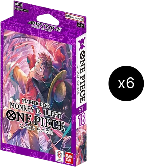 Starter Deck 18: PURPLE Monkey.D.Luffy Display