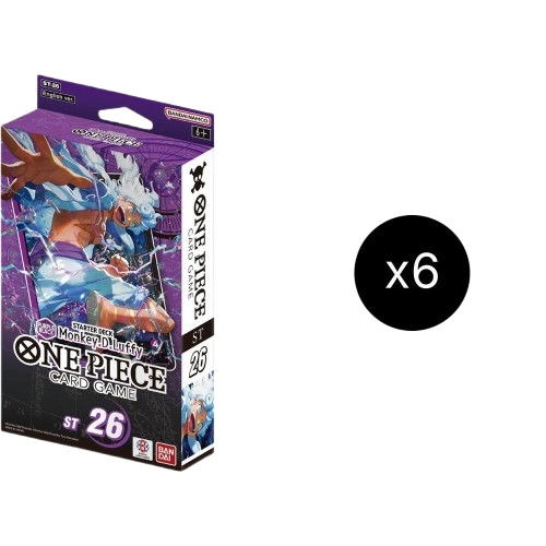 Starter Deck 26: PURPLE/BLACK Monkey.D.Luffy Display