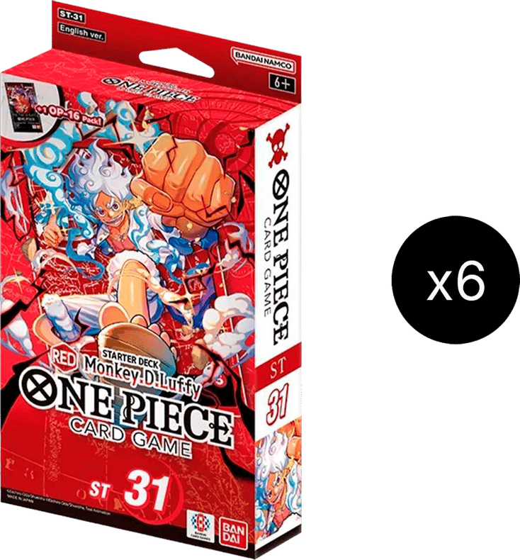 Starter Deck 31: RED Monkey.D.Luffy Display