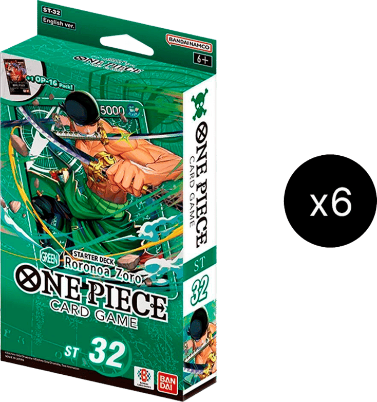 Starter Deck 32: GREEN Roronoa Zoro Display
