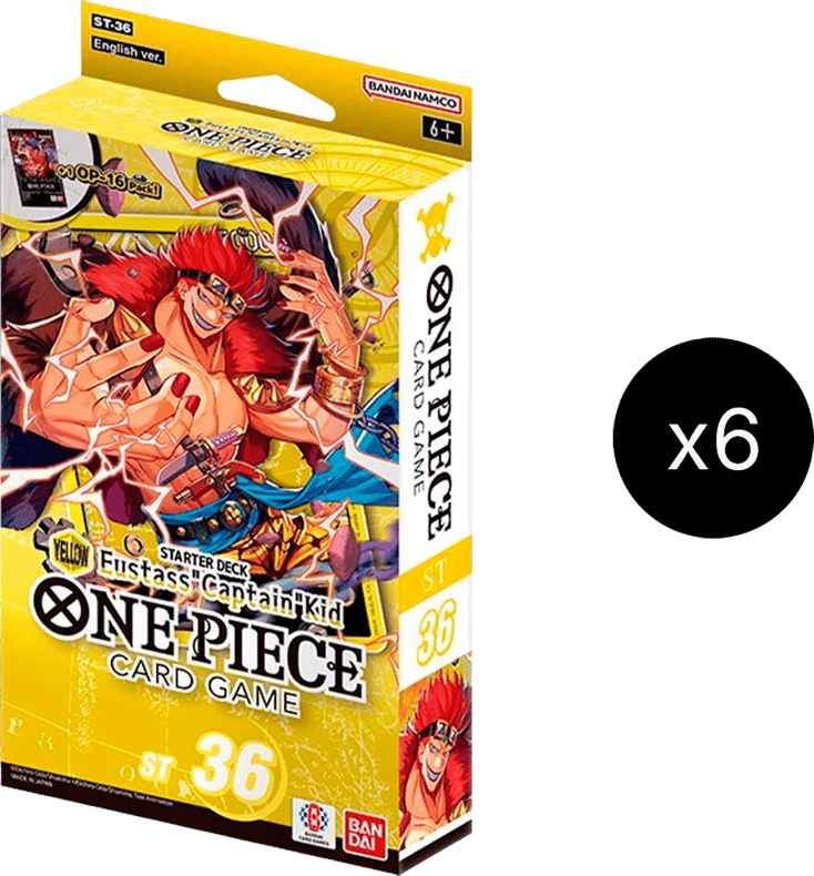 Starter Deck 36: YELLOW Eustass”Captain”Kid Display