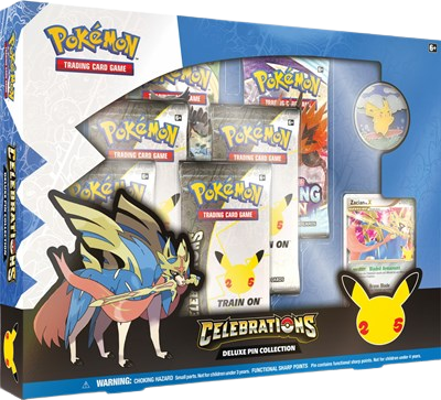 Celebrations Deluxe Pin Collection [Zacian LV. X]