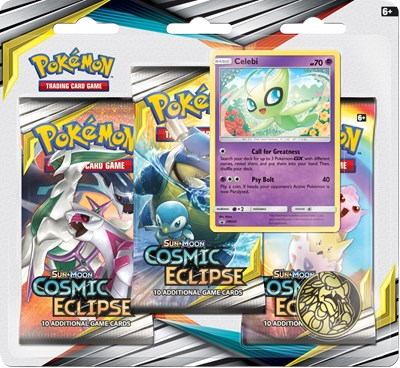 Cosmic Eclipse 3 Pack Blister [Celebi]