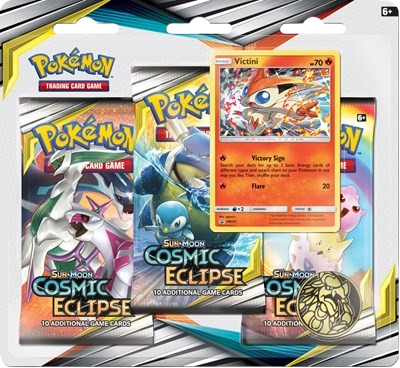Cosmic Eclipse 3 Pack Blister [Victini]