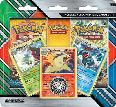 2-Pack Blister Pack [Meganium, Typhlosion & Feraligatr]
