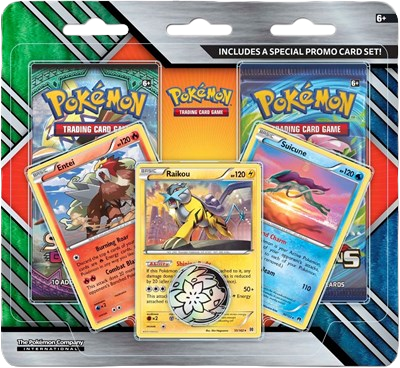 2-Pack Blister Pack [Raikou, Entei, & Suicune]