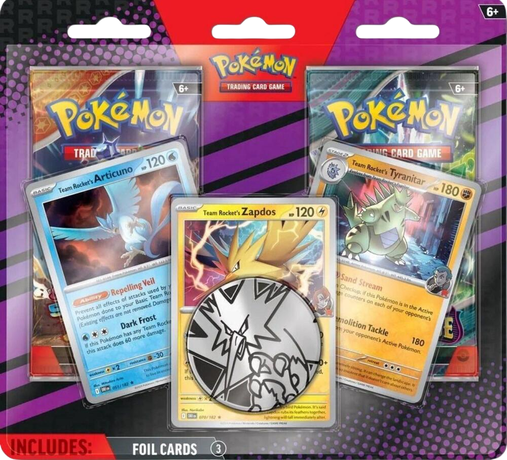 2-Pack Blister Pack [Team Rocket's Articuno, Zapdos & Tyranitar]