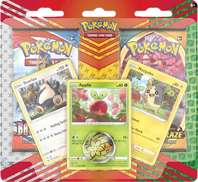 2 Pack Blister [Snorlax, Morpeko & Applin Cards]