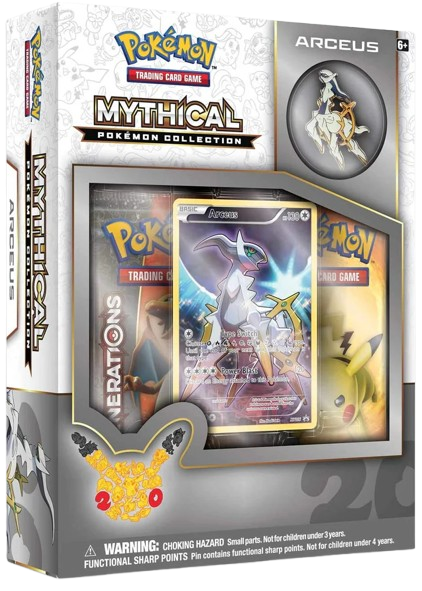 Mythical Pokemon Collection Box [Arceus]