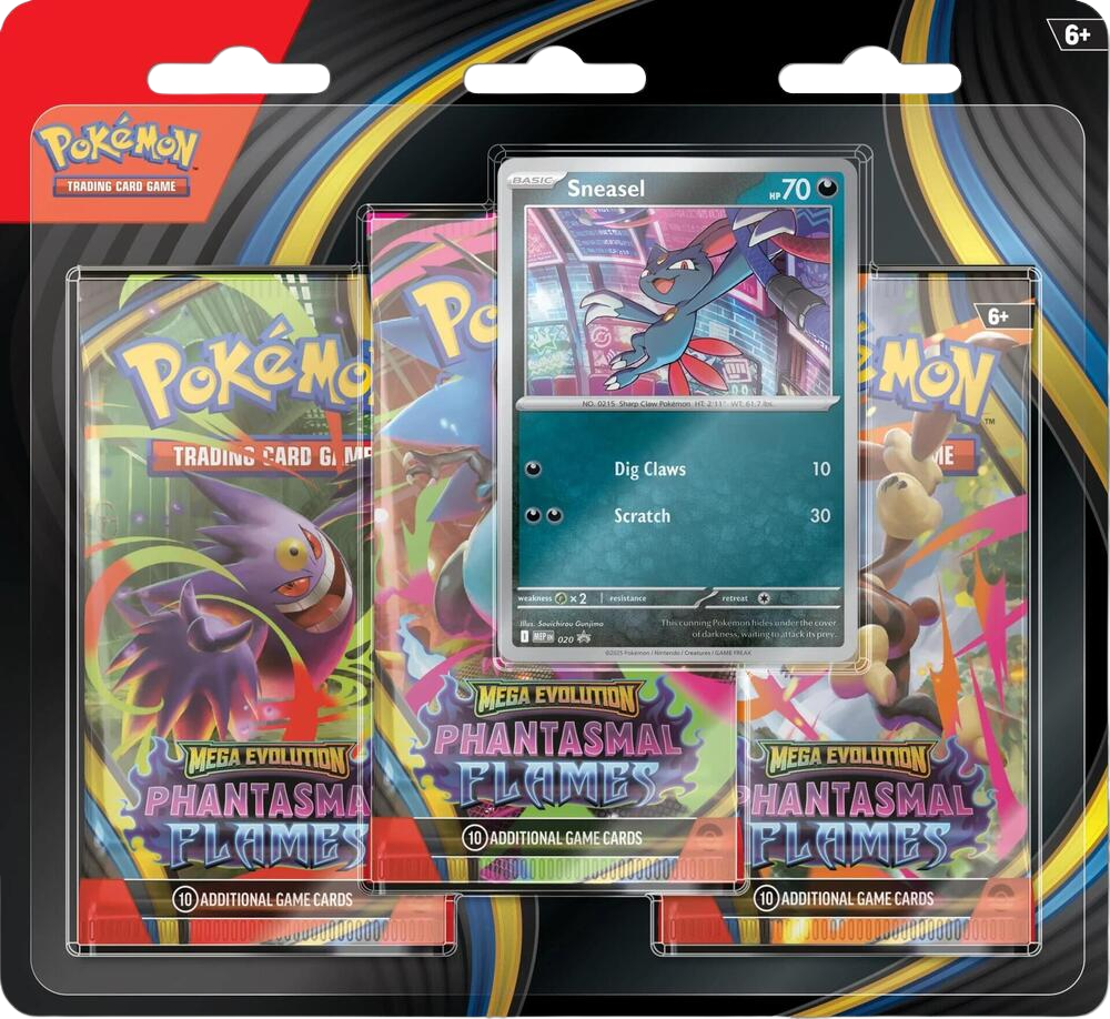 Phantasmal Flames 3 Pack Blister [Sneasel]